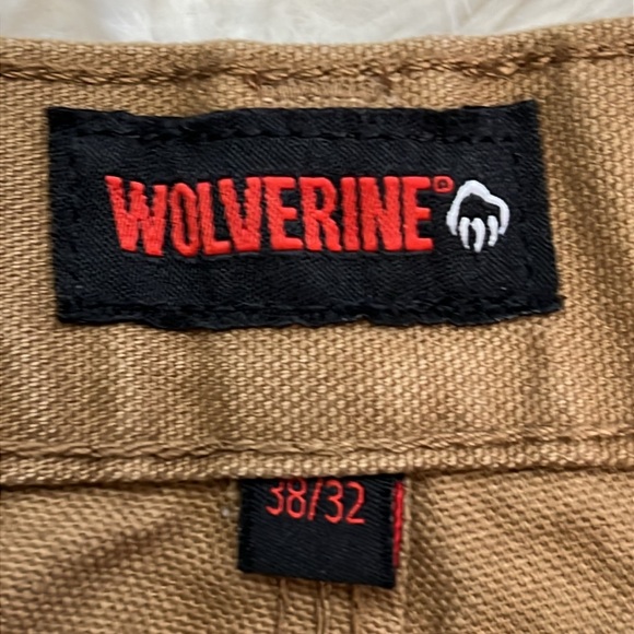 Wolverine Carpenter Pants Hammer Loop Light Brown Tan Casual Style Men’s 38x31 - Picture 3 of 11